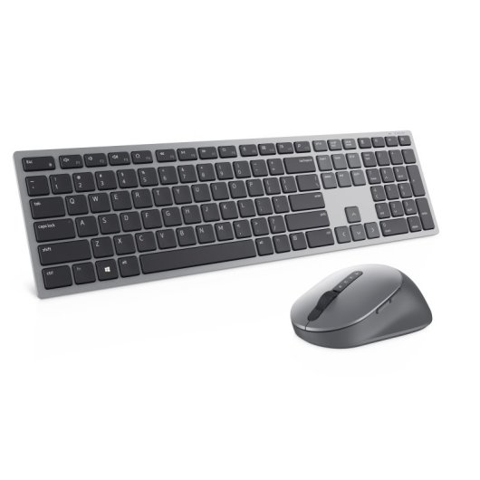Dell KM7321W Combo Teclado Ratón Inalámbrico Bluetooth Teclado Francés Gris