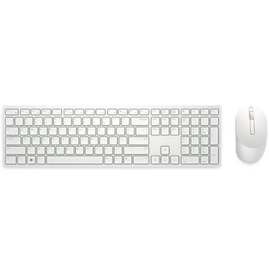 DELL KM5221W-WH clavier Souris incluse Bureau RF sans fil AZERTY Français Blanc