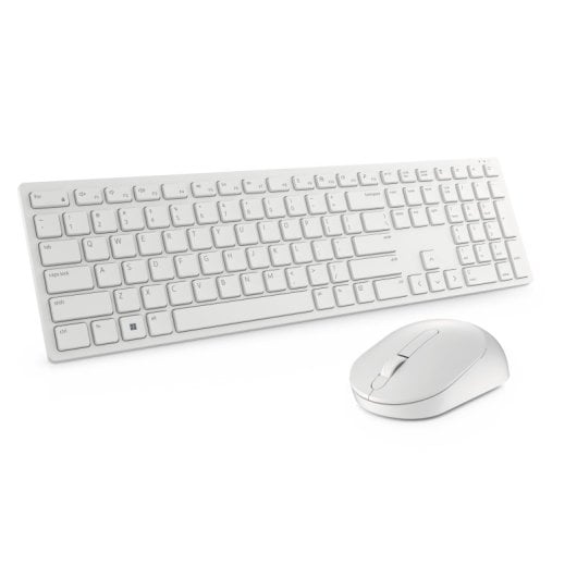DELL KM5221W-WH clavier Souris incluse Bureau RF sans fil AZERTY Français Blanc