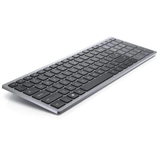 DELL KB740 Tastatur Büro RF Wireless + Bluetooth AZERTY Französisch Grau, Schwarz