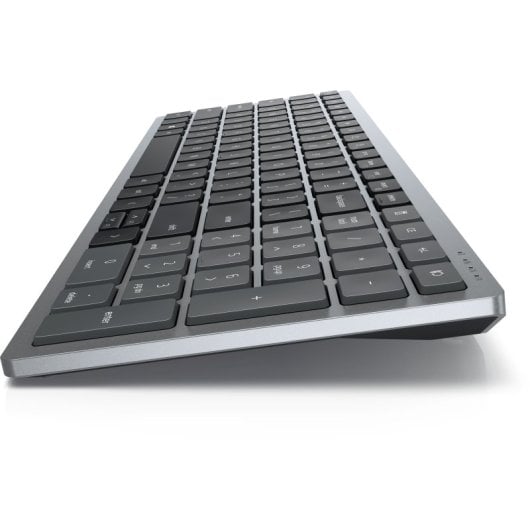 DELL KB740 Tastatur Büro RF Wireless + Bluetooth AZERTY Französisch Grau, Schwarz