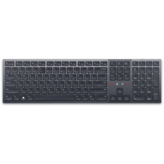 DELL KB900 Tastatur Büro RF Wireless + Bluetooth AZERTY Französisch Graphit
