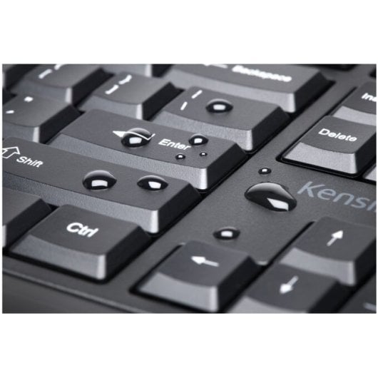 Kensington ProFit Ergo Wrlss Tastatur Universal RF kabellos + USB QWERTY Französisch Schwarz