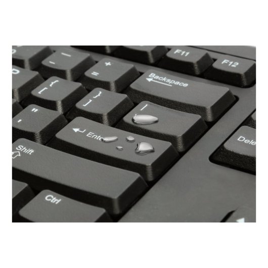 Kensington ValuKeyboard teclado Oficina USB AZERTY Francés Negro