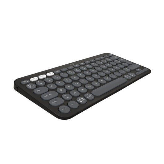 Logitech Pebble Keys 2 K380s Teclado Sem Fios Bluetooth Grafite Francês