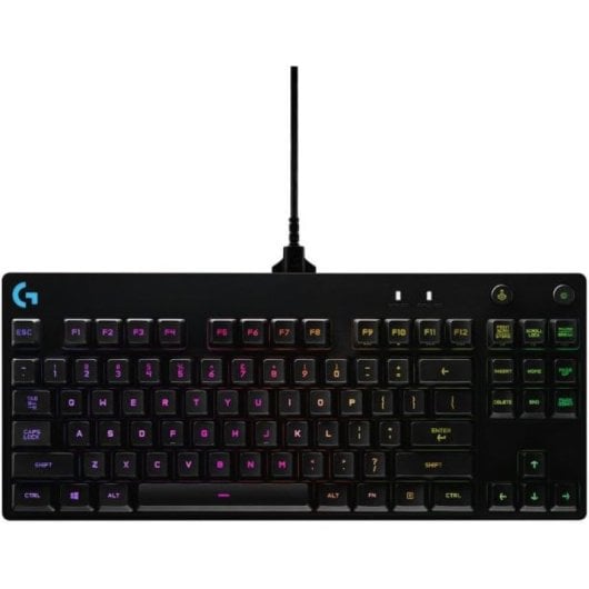 Logitech G Pro Gaming Teclado Juego USB Teclado Francés Negro