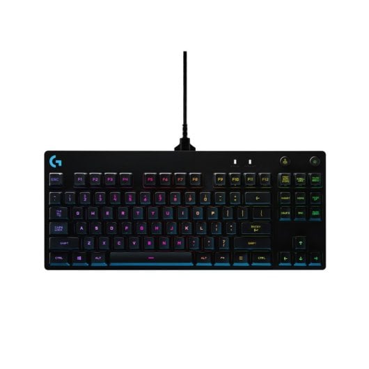 Logitech G Pro Gaming Teclado Juego USB Teclado Francés Negro