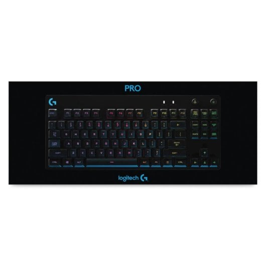 Logitech G Pro Gaming Teclado Juego USB Teclado Francés Negro