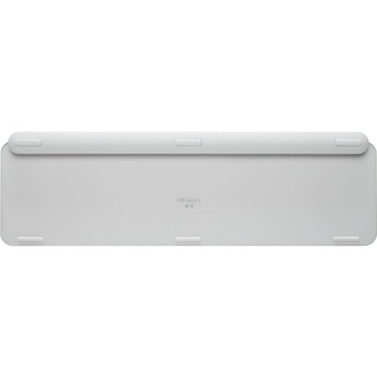 Logitech MX Keys S clavier Universel RF sans fil + Bluetooth AZERTY Français Aluminium, Blanc