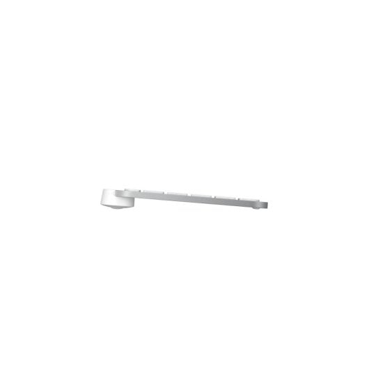 Logitech MX Keys S clavier Universel RF sans fil + Bluetooth AZERTY Français Aluminium, Blanc