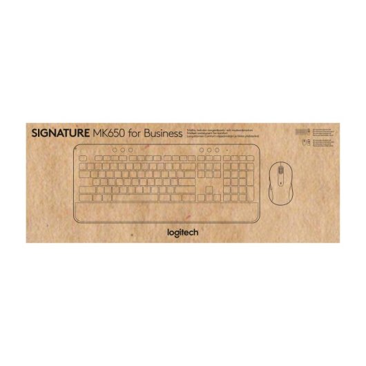 Logitech Signature MK650 Combo For Business Tastatur Maus enthalten Büro Bluetooth QWERTY Spanisch Graphit