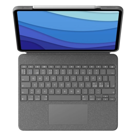 Logitech Combo Touch QWERTY Nordique Smart Connector Gris