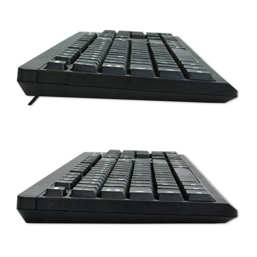 Teclado MCL ACK-2012W/N inalámbrico completo AZERTY con ratón óptico 1200 DPI