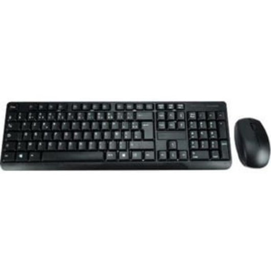 Teclado MCL ACK-2012W/N inalámbrico completo AZERTY con ratón óptico 1200 DPI