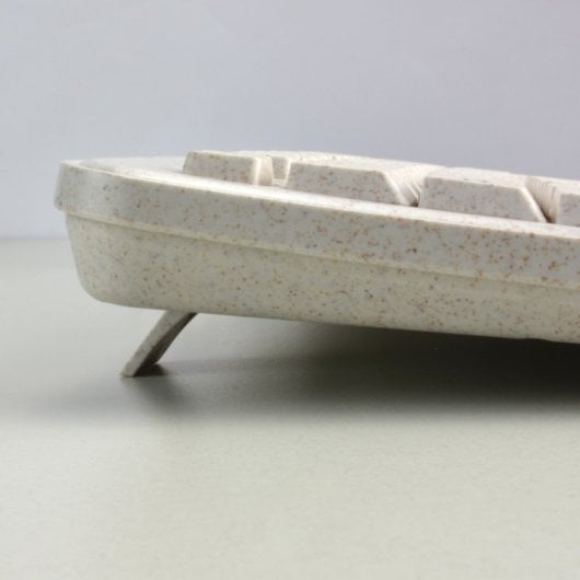 PromotionalPrice MCL - Ensemble clavier et souris - bioplastique - AZERTY - Français - beige terrazzo