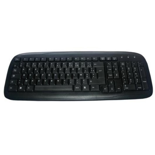 Teclado MCL ACK-298/N membrana completo AZERTY negro con cable USB 1,5 m