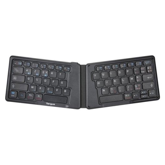 Teclado Targus AKF003FR Bluetooth 5.1 AZERTY francês mini preto ergonómico