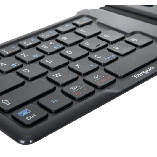 Teclado Targus AKF003FR Bluetooth 5.1 AZERTY francês mini preto ergonómico