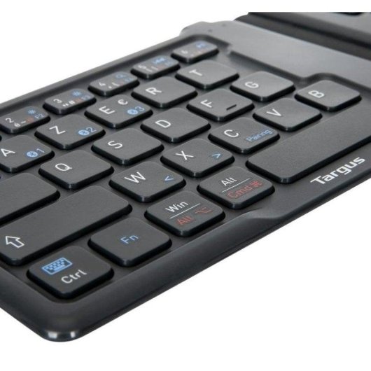 Teclado Targus AKF003FR Bluetooth 5.1 AZERTY francês mini preto ergonómico