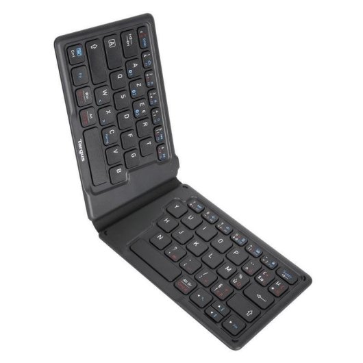 Teclado Targus AKF003FR Bluetooth 5.1 AZERTY francês mini preto ergonómico
