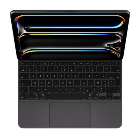 Apple Magic Keyboard - Clavier et étui - avec trackpad - rétroéclairé - Connecteur Apple Smart - AZERTY - Français - noir