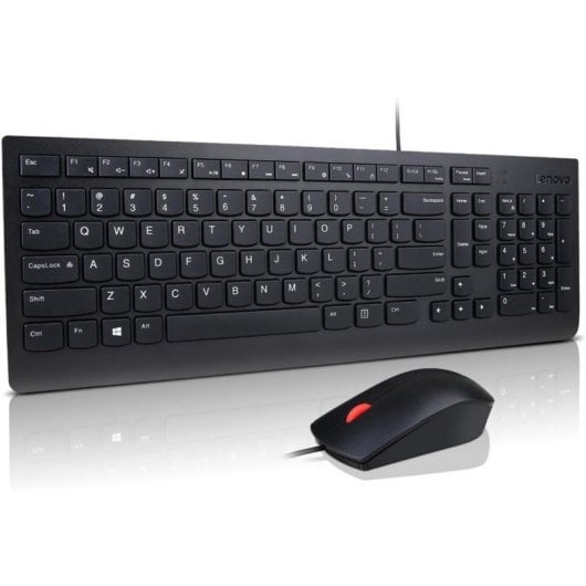 Lenovo Essential Wired Combo Teclado + Rato USB Inglês (UK)