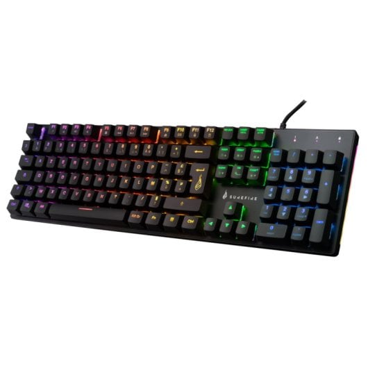 SureFire KingPin M2 tastiera Gaming USB AZERTY Francese Nero, Metallico