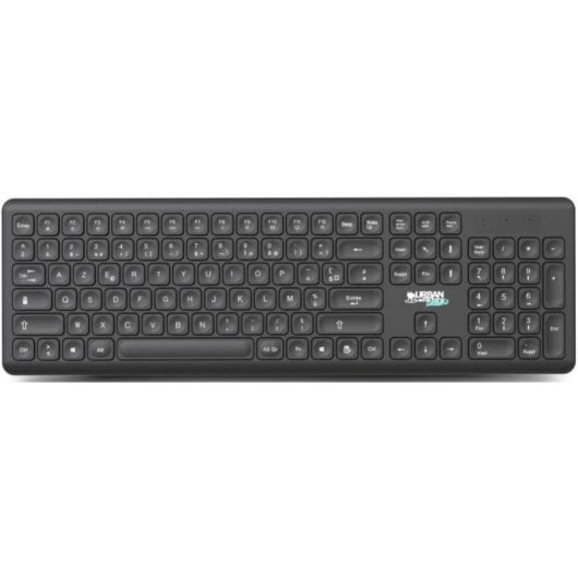 Urban Factory GWK24UF tastiera Universale RF Wireless AZERTY Nero