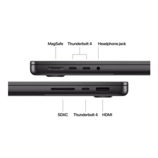 Portátil Apple MacBook Pro M4 14.2" Negro 16GB 1TB SSD Liquid Retina XDR Teclado Francés