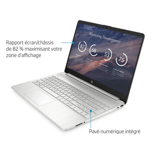 HP 15s-eq2008nf AMD Ryzen 5 5500U/16Go/1To SSD/15.6"