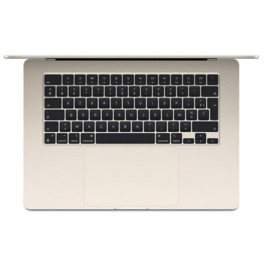 Portátil Apple MacBook Air M3 16GB 256GB SSD 15.3" Liquid Retina Starlight Teclado Francés