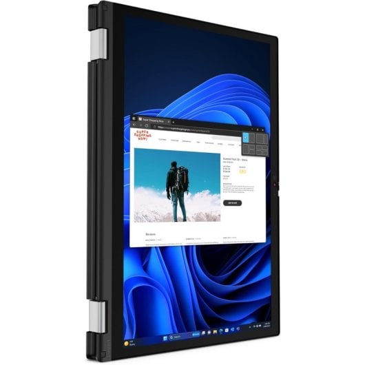 Lenovo ThinkPad L13 2-in-1 Intel Core Ultra 7 155U Ibrido (2 in 1) 33,8 cm (13.3") Touch screen WUXGA 16 GB LPDDR5-SDRAM 512 GB SSD Wi-Fi 6E (802.11ax) Windows 11 Pro Nero