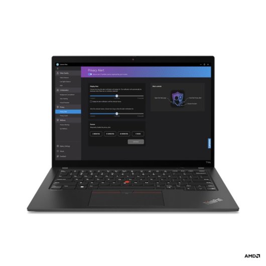 Lenovo ThinkPad T14s AMD Ryzen™ 7 PRO 7840U Computer portatile 35,6 cm (14") WUXGA 16 GB LPDDR5x-SDRAM 512 GB SSD Wi-Fi 6E (802.11ax) Windows 11 Pro Nero