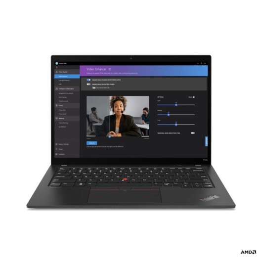 Lenovo ThinkPad T14s AMD Ryzen™ 7 PRO 7840U Computer portatile 35,6 cm (14") WUXGA 16 GB LPDDR5x-SDRAM 512 GB SSD Wi-Fi 6E (802.11ax) Windows 11 Pro Nero