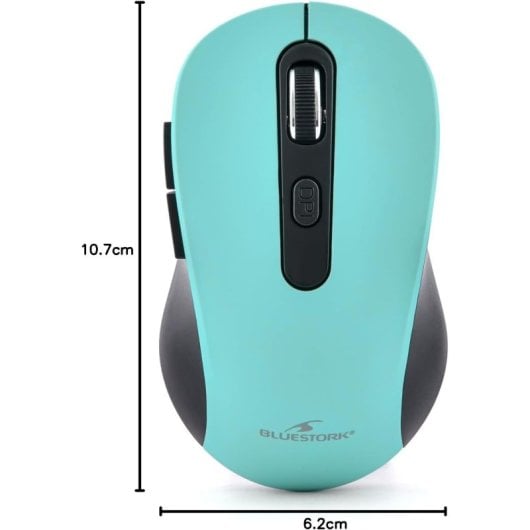 Souris optique sans fil Bluestork Office 70 WL 1600 DPI bleue