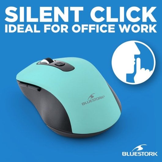 Souris optique sans fil Bluestork Office 70 WL 1600 DPI Grise