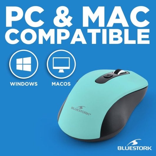 Souris optique sans fil Bluestork Office 70 WL 1600 DPI Grise