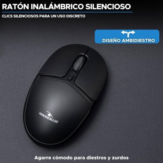 Mouse ottico wireless Bluestork Office 25 1600 DPI Nero