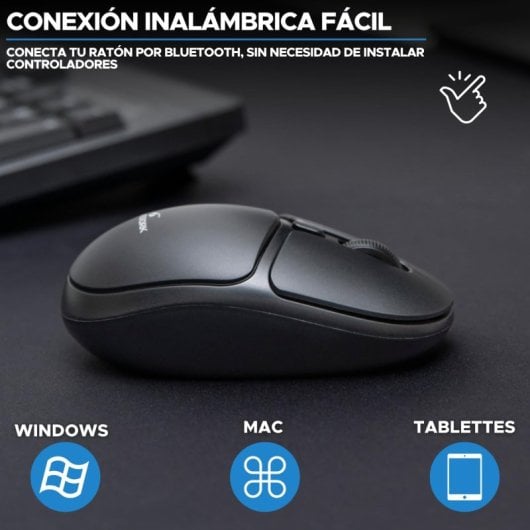 Mouse ottico wireless Bluestork Office 25 1600 DPI Nero