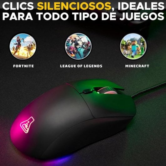 Mouse da gioco G-Lab Kult Cobalt 12800 DPI nero