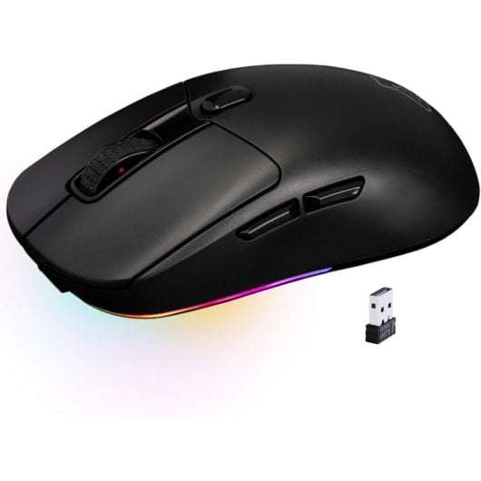 Die G-Lab Kult Titanium Wireless Gaming Mouse 12000DPI Schwarz