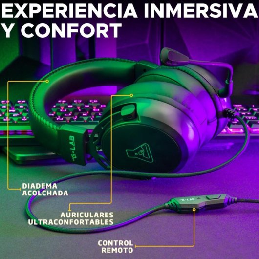 The G-Lab Korp Titanium Auriculares Gaming Negros