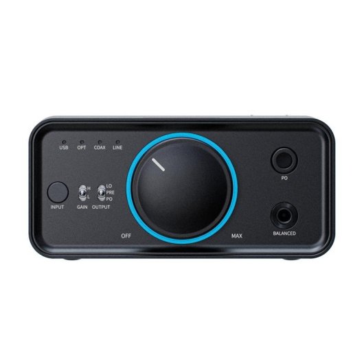 Amplificador DAC FiiO K7BT 2x100W RMS Bluetooth 5.1 Entradas Múltiplas