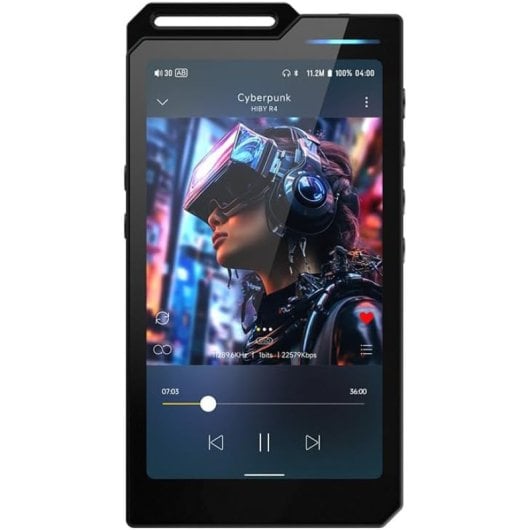 Hiby R4 Hi-Res Player mit Android 12 Schwarz