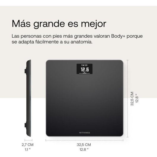 Balance connectée Wi-Fi Withings Body Smart Noir