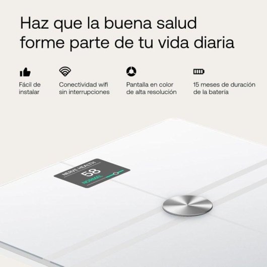Balança Bioimpedancia Withings Body Comp Até 200kg 8 Parâmetros WiFi LCD
