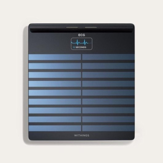 Balança Bioimpedância Withings Body Scan Até 200kg ECG 16 Parâmetros Ecrã LCD