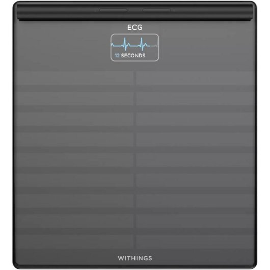 Balança Bioimpedância Withings Body Scan Até 200kg ECG 16 Parâmetros Ecrã LCD