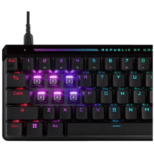 ASUS ROG Falchion Ace HFX Teclado Gaming Mecânico RGB Switches ROG HFX Magnetic Preto