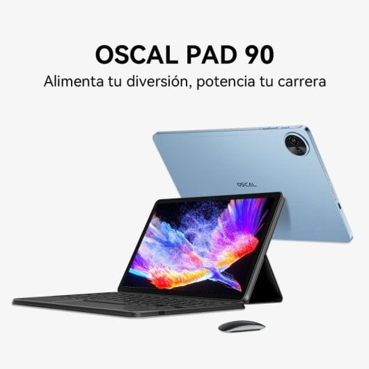 OSCAL Pad 90 Tablet PC 10.92" 8/128GB Gris + Teclado Bluetooth Inglés QWERTY